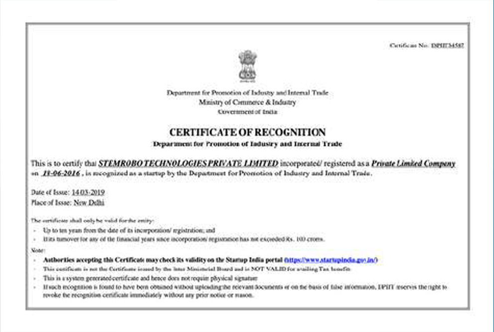 STEMROBO Certification 2