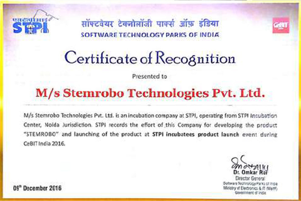 STEMROBO Certification 1
