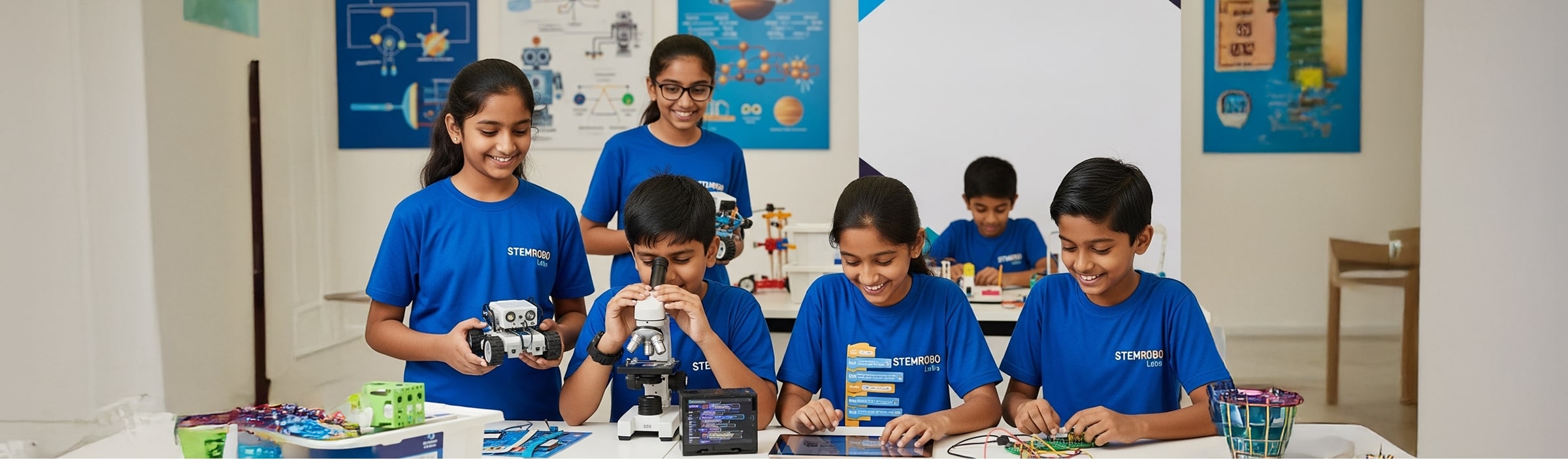 The Secret Sauce Behind Smart, Confident Kids? STEMROBO AI & Robotics Labs