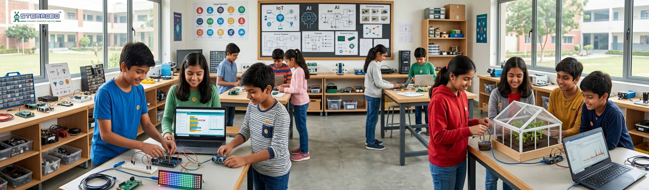 How to Set Up an AI & IoT Lab in Schools: Infrastructure, Curriculum, and Benefits