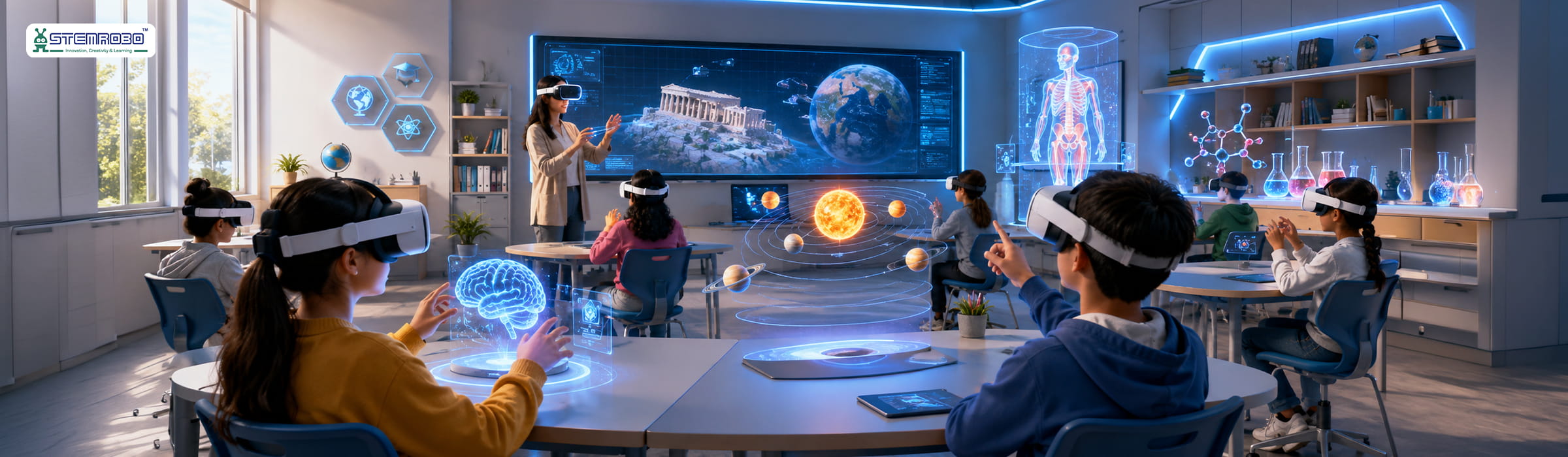 The Future of Education with AR and VR Classrooms